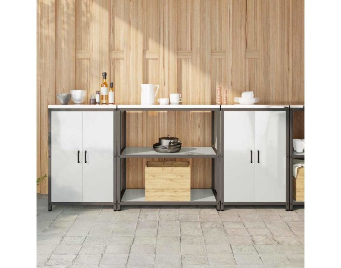 Sonata H Комплект за кухненско съхранение 3 pcs Сив 210 x 50 x 92 см