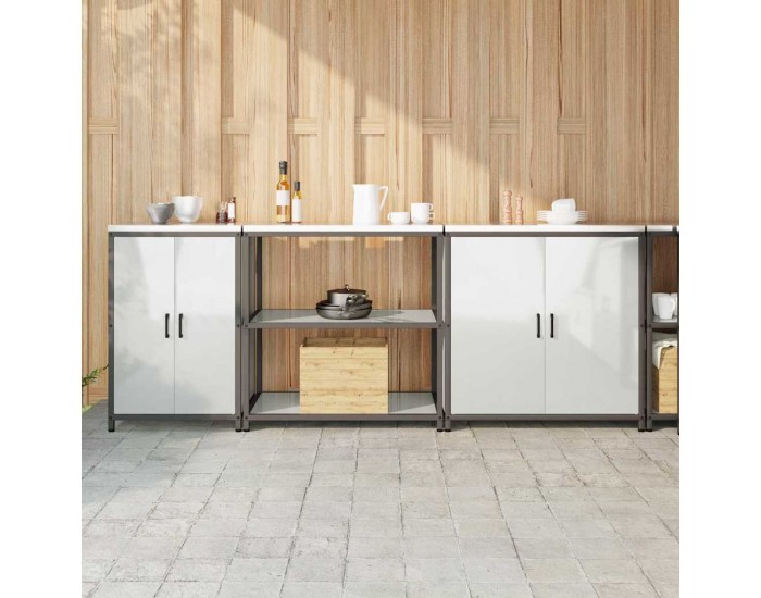 Sonata H Комплект за кухненско съхранение 3 pcs Сив 240 x 50 x 92 см