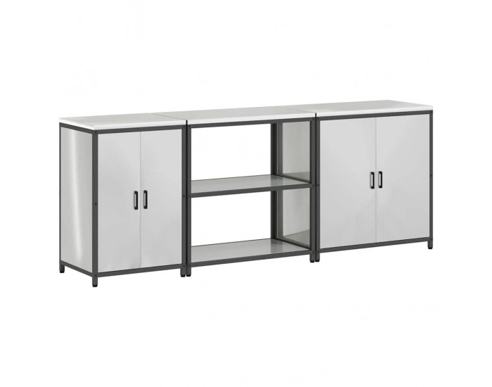 Sonata H Комплект за кухненско съхранение 3 pcs Сив 240 x 50 x 92 см