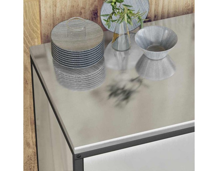 Sonata H Комплект за кухненско съхранение 3 pcs Сив 240 x 50 x 92 см