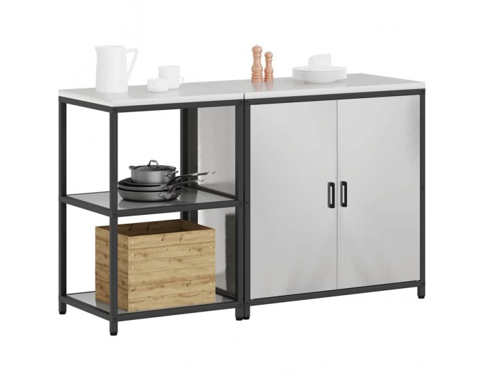 Sonata H Комплект за кухненско съхранение 2 pcs Сив 150 x 50 x 92 см