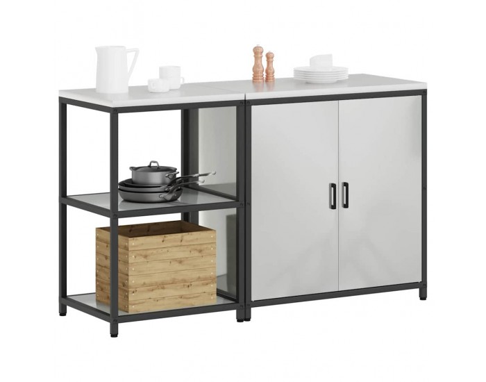 Sonata H Комплект за кухненско съхранение 2 pcs Сив 150 x 50 x 92 см