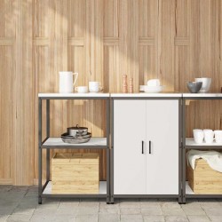 Sonata H Комплект за кухненско съхранение с рафт с врата 2 pcs Бяло - Модули Sonata