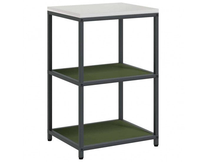 Sonata H Комплект за кухненско съхранение с рафт 2 pcs Маслинено зелено