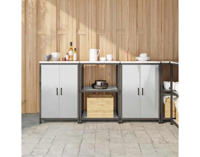 Sonata H Комплект за кухненско съхранение 3 pcs Сив 180 x 50 x 92 см