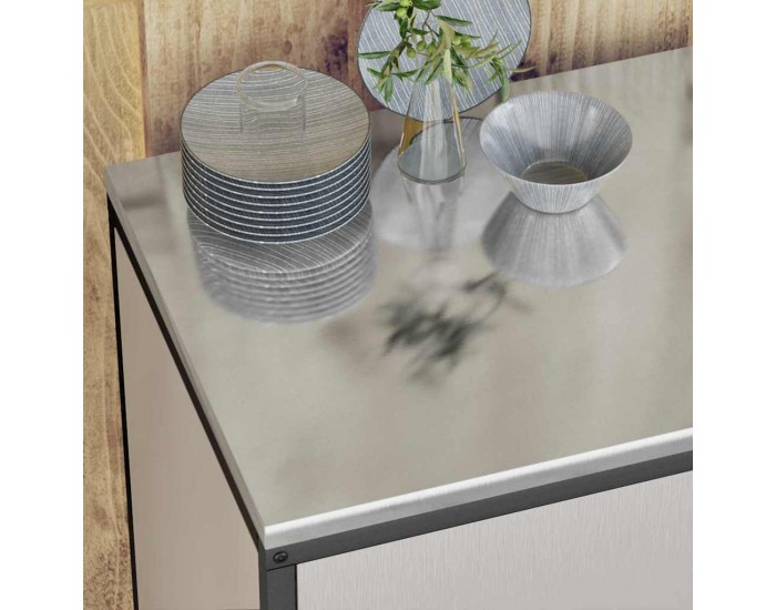 Sonata H Комплект за кухненско съхранение 3 pcs Сив 180 x 50 x 92 см