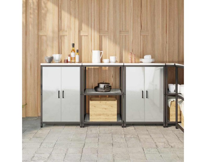 Sonata H Комплект за кухненско съхранение 3 pcs Сив 180 x 50 x 92 см