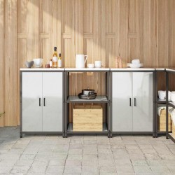 Sonata H Комплект за кухненско съхранение 3 pcs Сив 180 x 50 x 92 см - Модули Sonata