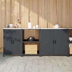 Sonata H Комплект за кухненско съхранение с рафт Друг 3 pcs Антрацит - Модули Sonata