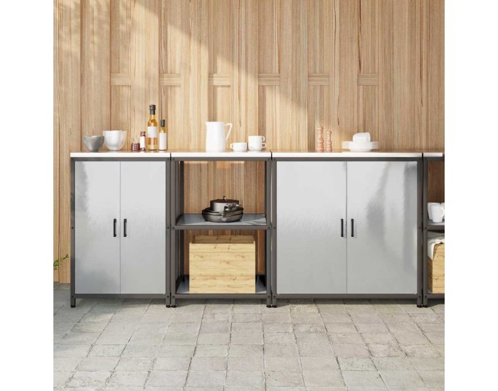 Sonata H Комплект за кухненско съхранение 3 pcs Сив 210 x 50 x 92 см