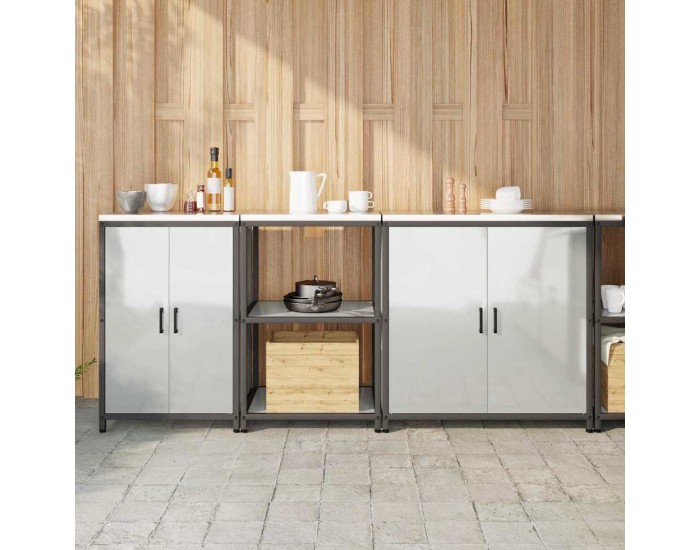 Sonata H Комплект за кухненско съхранение 3 pcs Сив 210 x 50 x 92 см