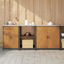 Sonata H Комплект за кухненско съхранение с рафт Друг 3 pcs Ръждясало - Модули Sonata