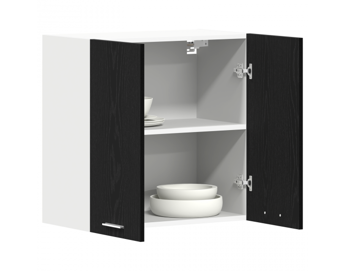 Sonata H Висящ шкаф с рафт Черен дъб 60 x 31 x 60 см Инженерно дърво