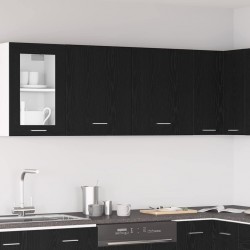 Sonata H Висящи шкафове 2 pcs Черен дъб 100 x 31 x 60 см Инженерно дърво - Модули Sonata