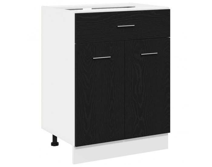 Sonata H Шкаф с чекмедже Черен дъб 60 x 46 x 81.5 см Инженерно дърво Sonata H Шкаф с чекмедже Черен дъб 60 x 46 x 81.5 см Инженерно дърво