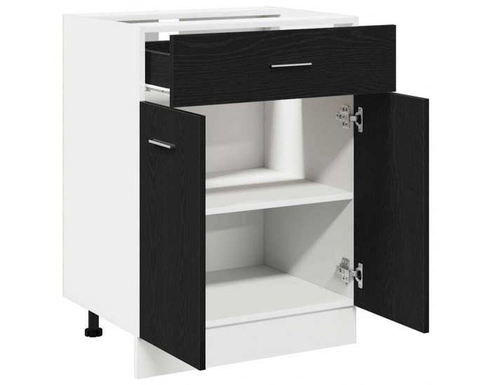 Sonata H Шкаф с чекмедже Черен дъб 60 x 46 x 81.5 см Инженерно дърво Sonata H Шкаф с чекмедже Черен дъб 60 x 46 x 81.5 см Инженерно дърво