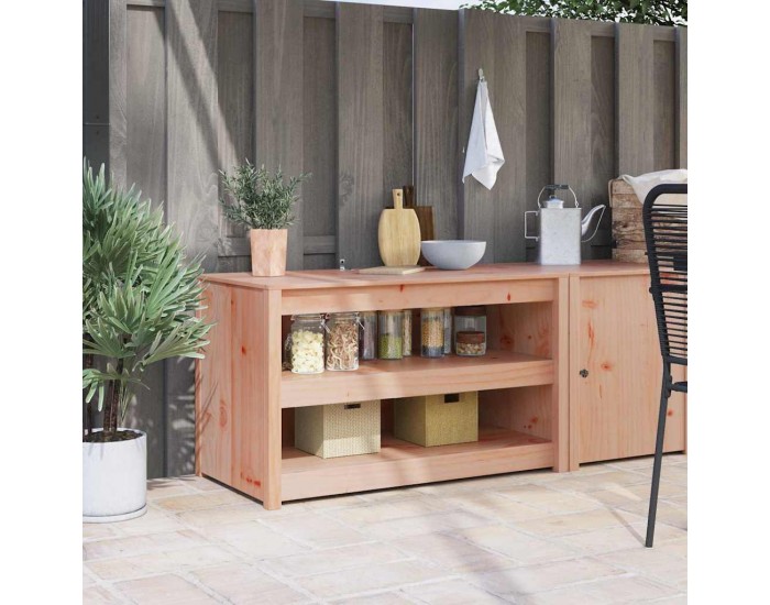 Sonata H Кухненски шкаф Кафяво 106 x 55 x 64 cm Масивна борова дървесина