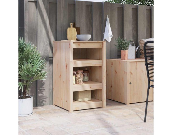 Sonata H Кухненски шкаф Кафяво 55 x 55 x 92 cm Масивна борова дървесина