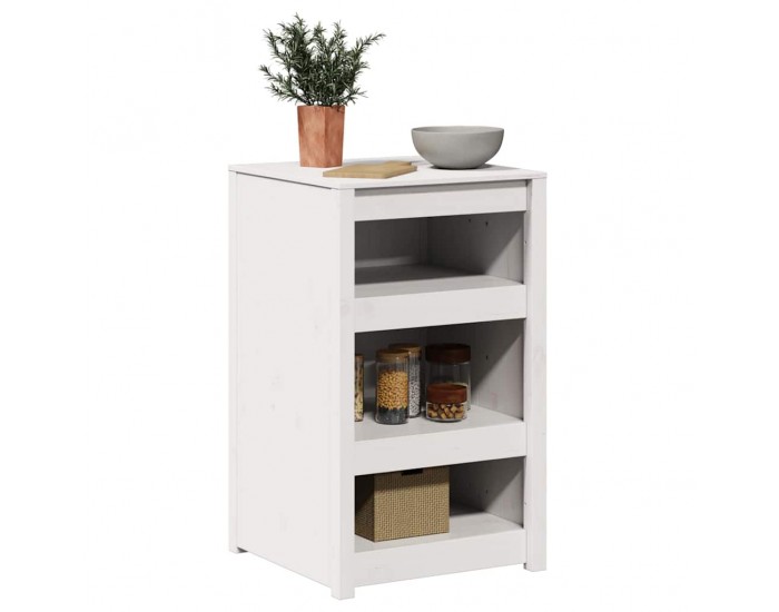 Sonata H Кухненски шкаф Бяло 55 x 55 x 92 cm Масивна борова дървесина