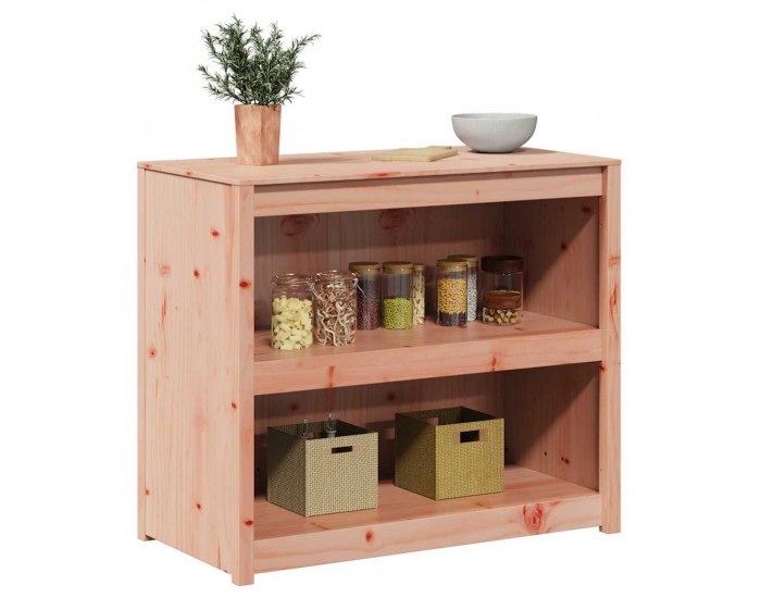 Sonata H Кухненски шкаф с рафт със съхранение Кафяво 106 x 55 x 92 cm