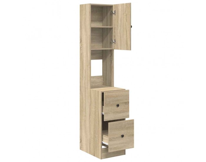 Sonata H Кухненски шкаф с рафт Бежово 35 x 50 x 180 см Инженерно дърво