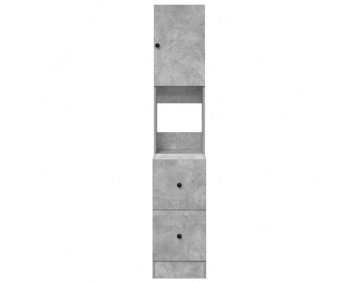 Sonata H Кухненски шкаф с чекмедже Сив 35 x 50 x 180 см Инженерно дърво