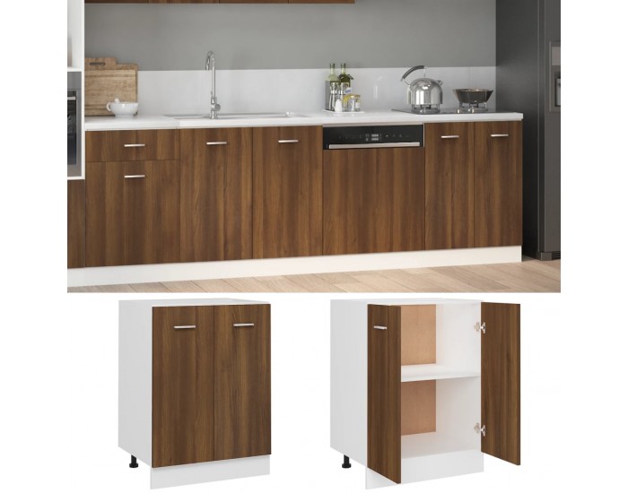 Sonata H Долен шкаф Lyon кафяв дъб 60x46x81,5 см, инженерно дърво