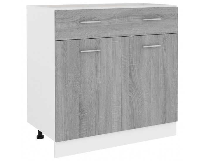 Sonata H Долен шкаф с чекмедже Lyon сив сонома 80x46x81,5 см