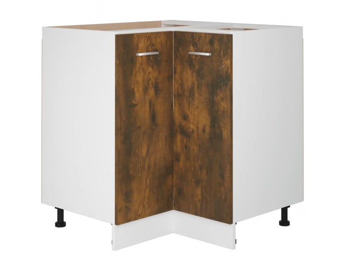 Sonata H Кухненски шкаф Lyon опушен дъб 75,5x75,5x81,5 см Инженерно дърво