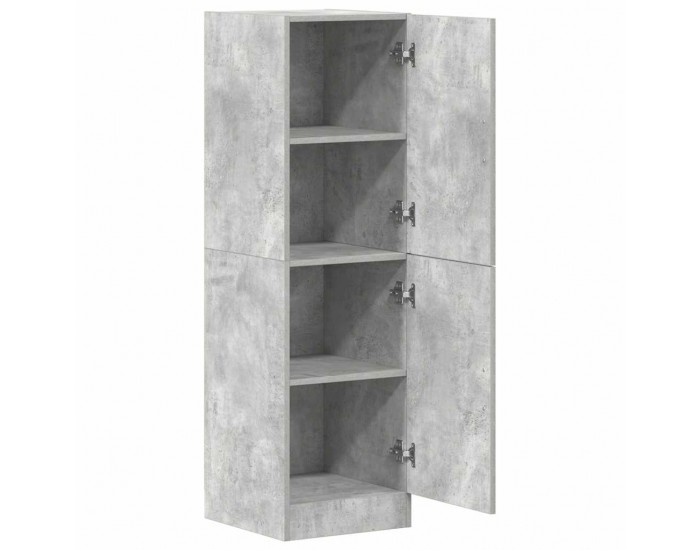 Sonata H Кухненски шкаф, бетонно сив, 38x41,5x131,5 см, инженерно дърво