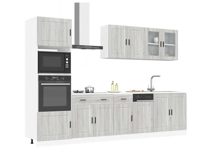 Sonata H Комплект кухненски шкафове от 7 части Kalmar, инженерно дърво