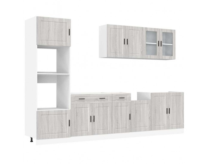 Sonata H Комплект кухненски шкафове от 7 части Kalmar, инженерно дърво