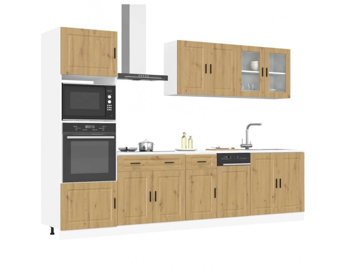 Sonata H Комплект кухненски шкафове от 7 части Kalmar, инженерно дърво