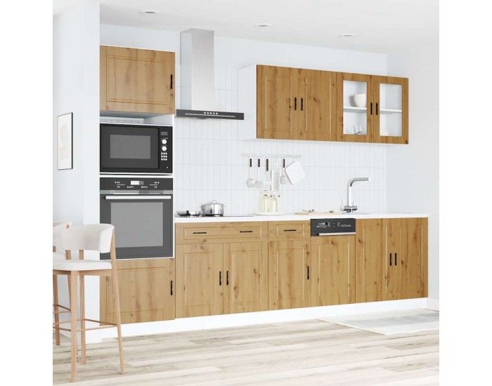Sonata H Комплект кухненски шкафове от 7 части Kalmar, инженерно дърво