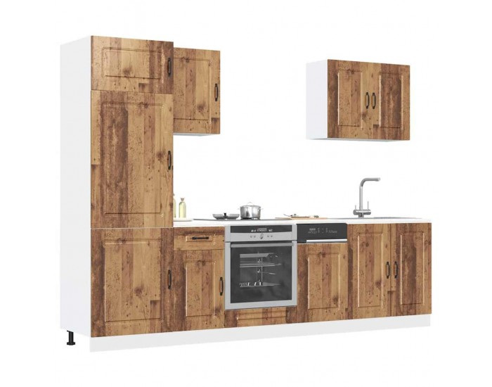 Sonata H Комплект кухненски шкафове от 7 части Kalmar, инженерно дърво