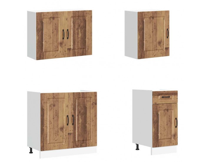 Sonata H Комплект кухненски шкафове от 7 части Kalmar, инженерно дърво