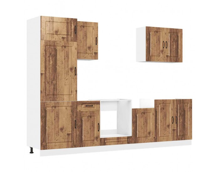 Sonata H Комплект кухненски шкафове от 7 части Kalmar, инженерно дърво