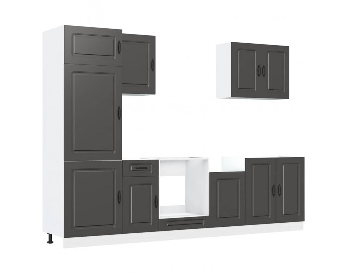 Sonata H Комплект кухненски шкафове от 7 части Kalmar, инженерно дърво