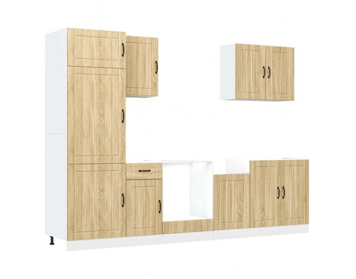 Sonata H Комплект кухненски шкафове от 7 части Lucca, инженерно дърво