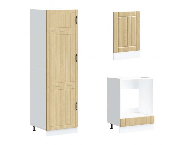 Sonata H Комплект кухненски шкафове от 7 части Lucca, инженерно дърво