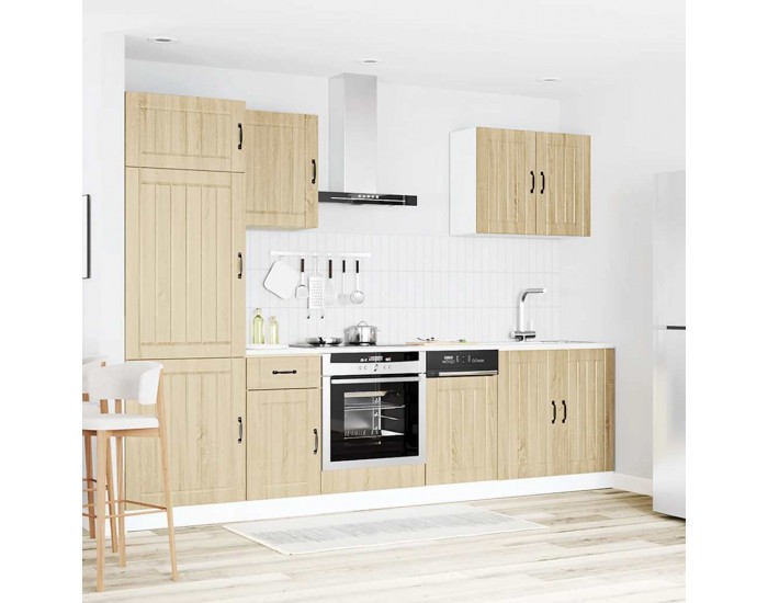 Sonata H Комплект кухненски шкафове от 7 части Lucca, инженерно дърво