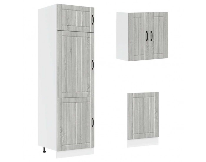 Sonata H Комплект кухненски шкафове от 8 части Kalmar, инженерно дърво