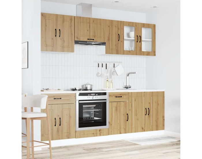 Sonata H Комплект кухненски шкафове от 8 части Kalmar, инженерно дърво