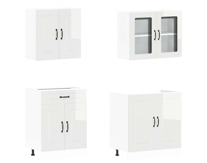 Sonata H Комплект кухненски шкафове от 4 части Kalmar, инженерно дърво