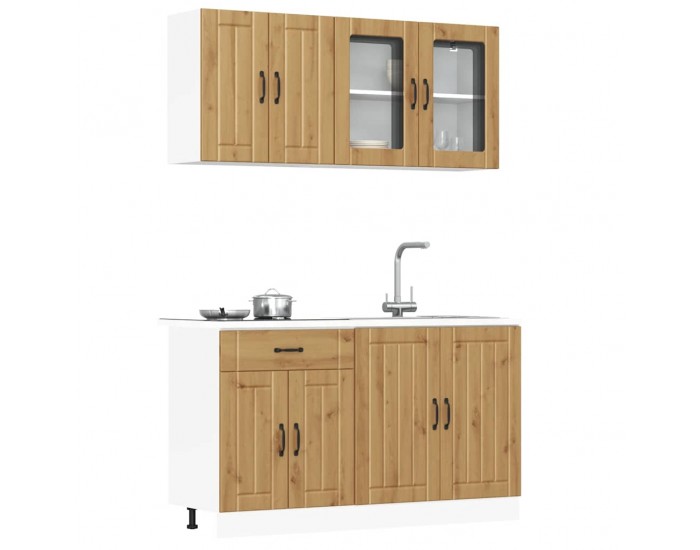 Sonata H Комплект кухненски шкафове от 4 части Kalmar, инженерно дърво