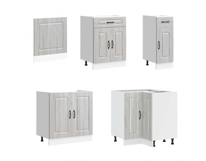 Sonata H Комплект кухненски шкафове от 11 части Kalmar, инженерно дърво