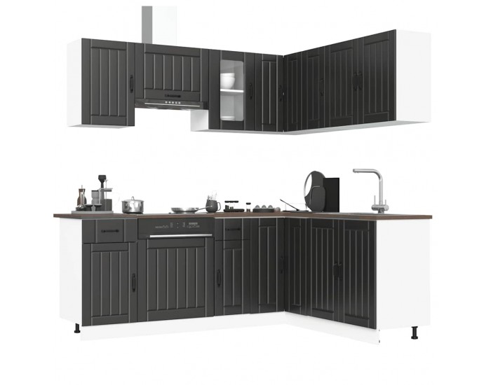 Sonata H Комплект кухненски шкафове от 11 части Kalmar, инженерно дърво