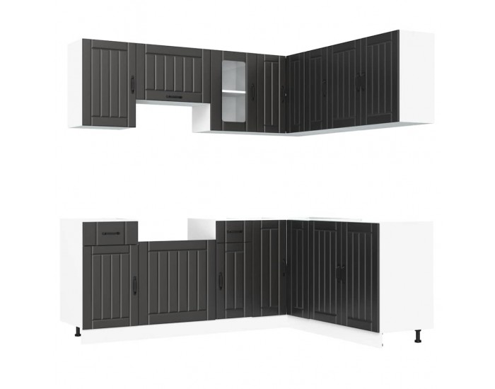 Sonata H Комплект кухненски шкафове от 11 части Kalmar, инженерно дърво