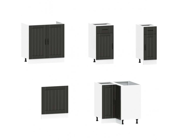 Sonata H Комплект кухненски шкафове от 11 части Kalmar, инженерно дърво