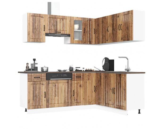 Sonata H Комплект кухненски шкафове от 11 части Kalmar, инженерно дърво